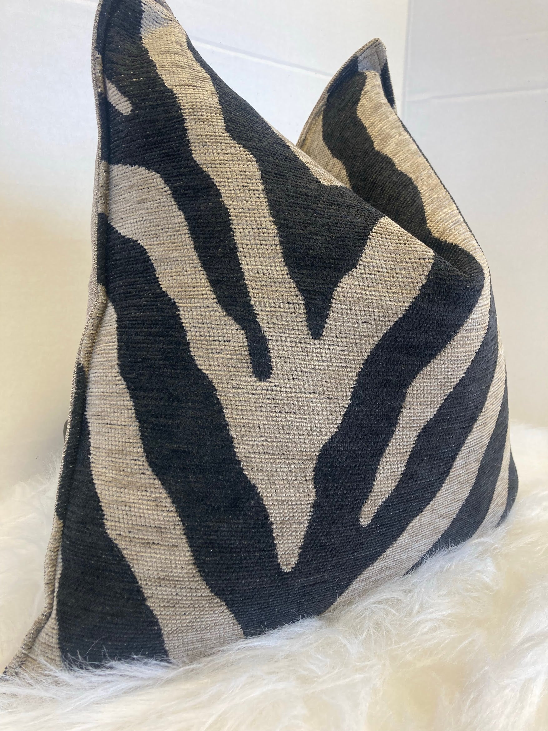 Prestigious Textiles Zebra Cushion Cover 40cm x 40cm Comes Gift Wrapped