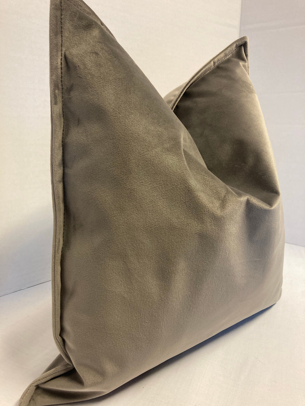 John Lewis Grey / Steel Luxury Velvet Cushion Cover 40x40cm