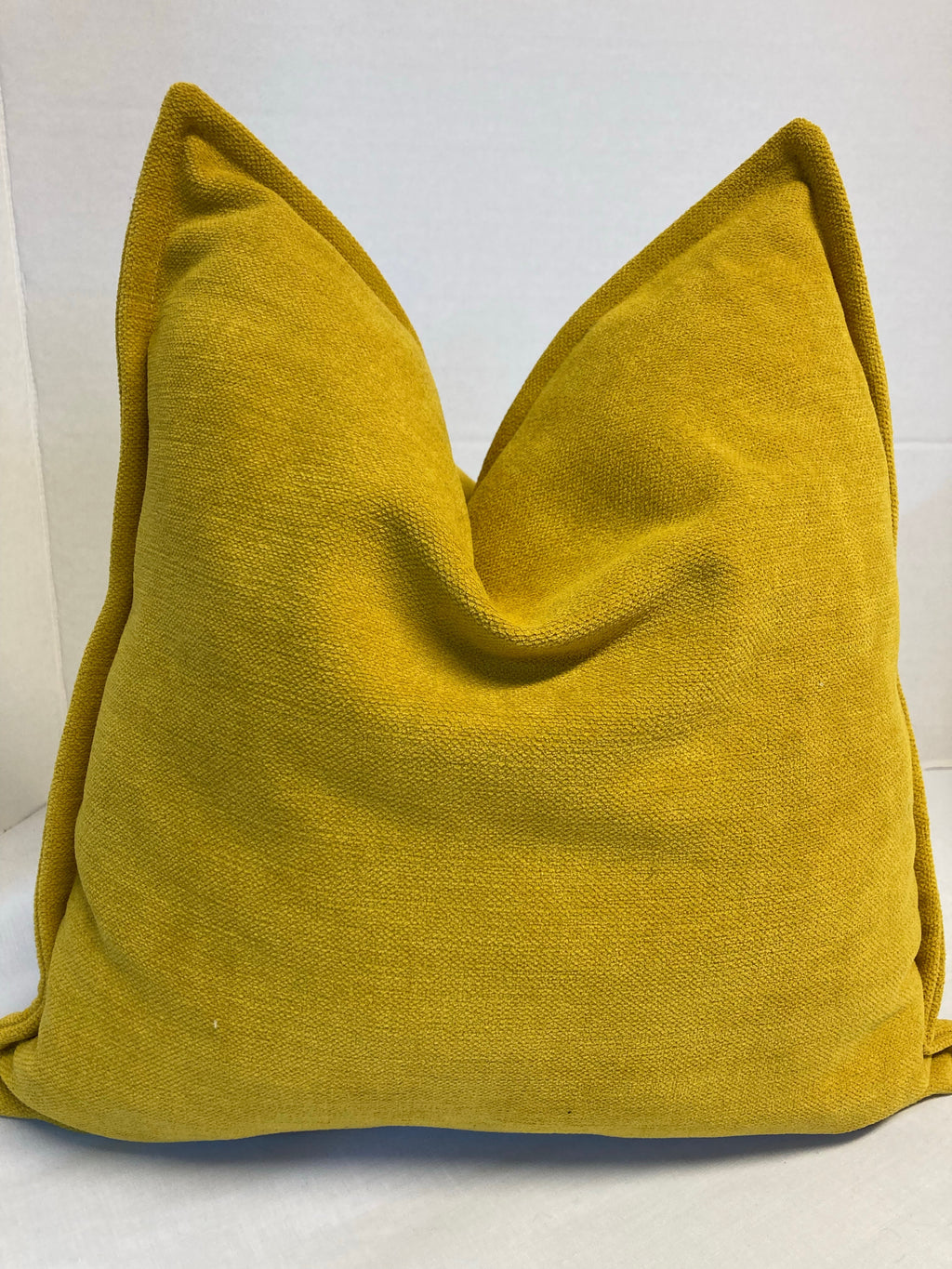 John Lewis Bright Yellow Luxury Velvet Cushion Cover 40x40cm