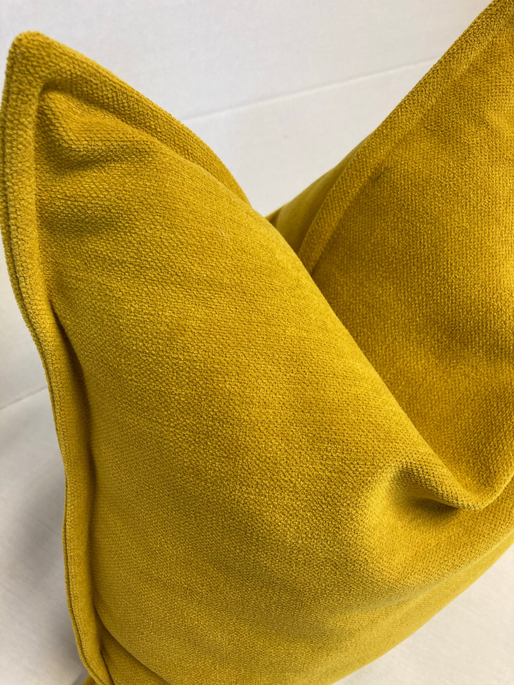 John Lewis Bright Yellow Luxury Velvet Cushion Cover 40x40cm