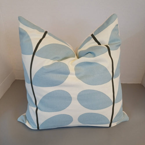 Baby Blue Large Stem Cushion Cover | 40x40cm