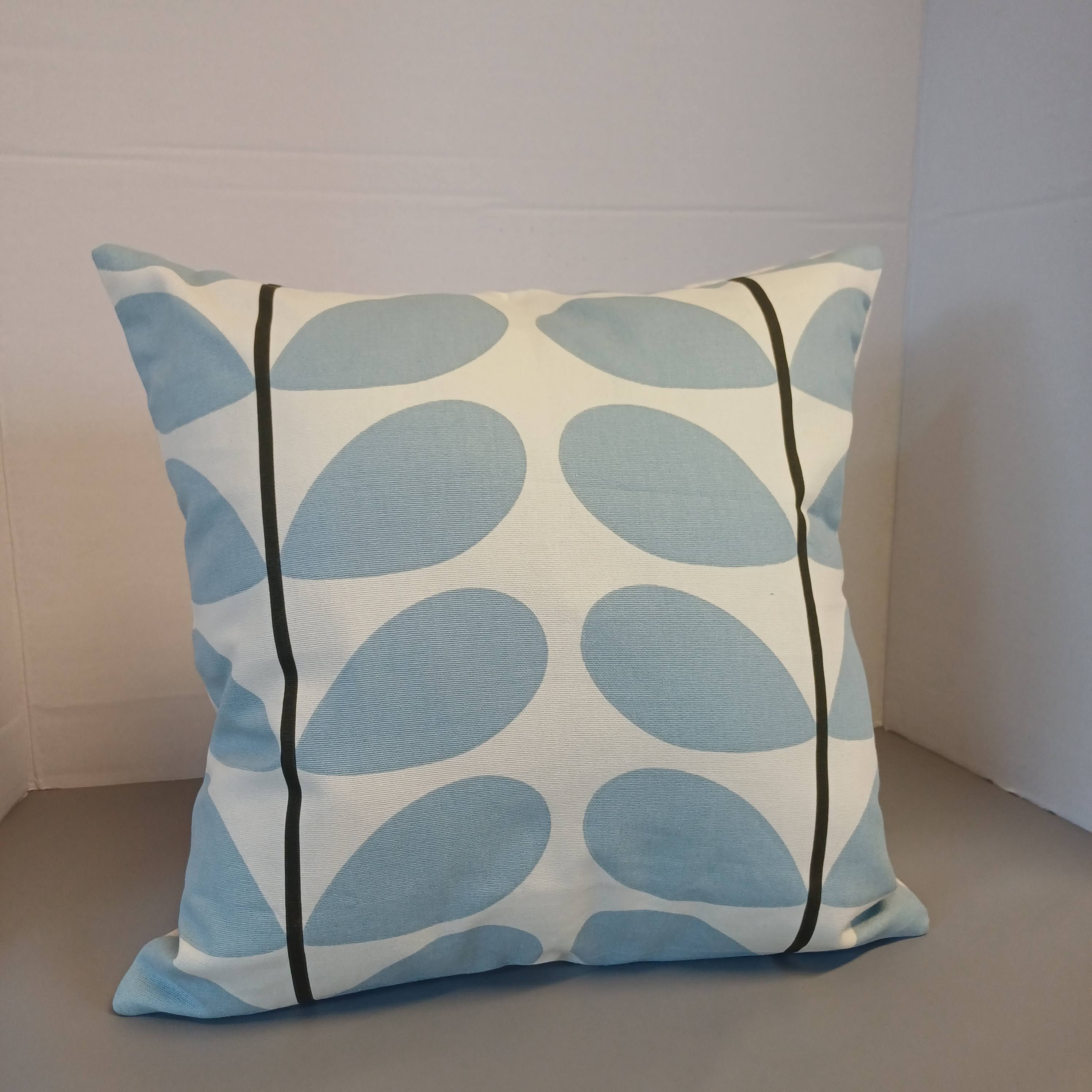 Baby Blue Large Stem Cushion Cover | 40x40cm