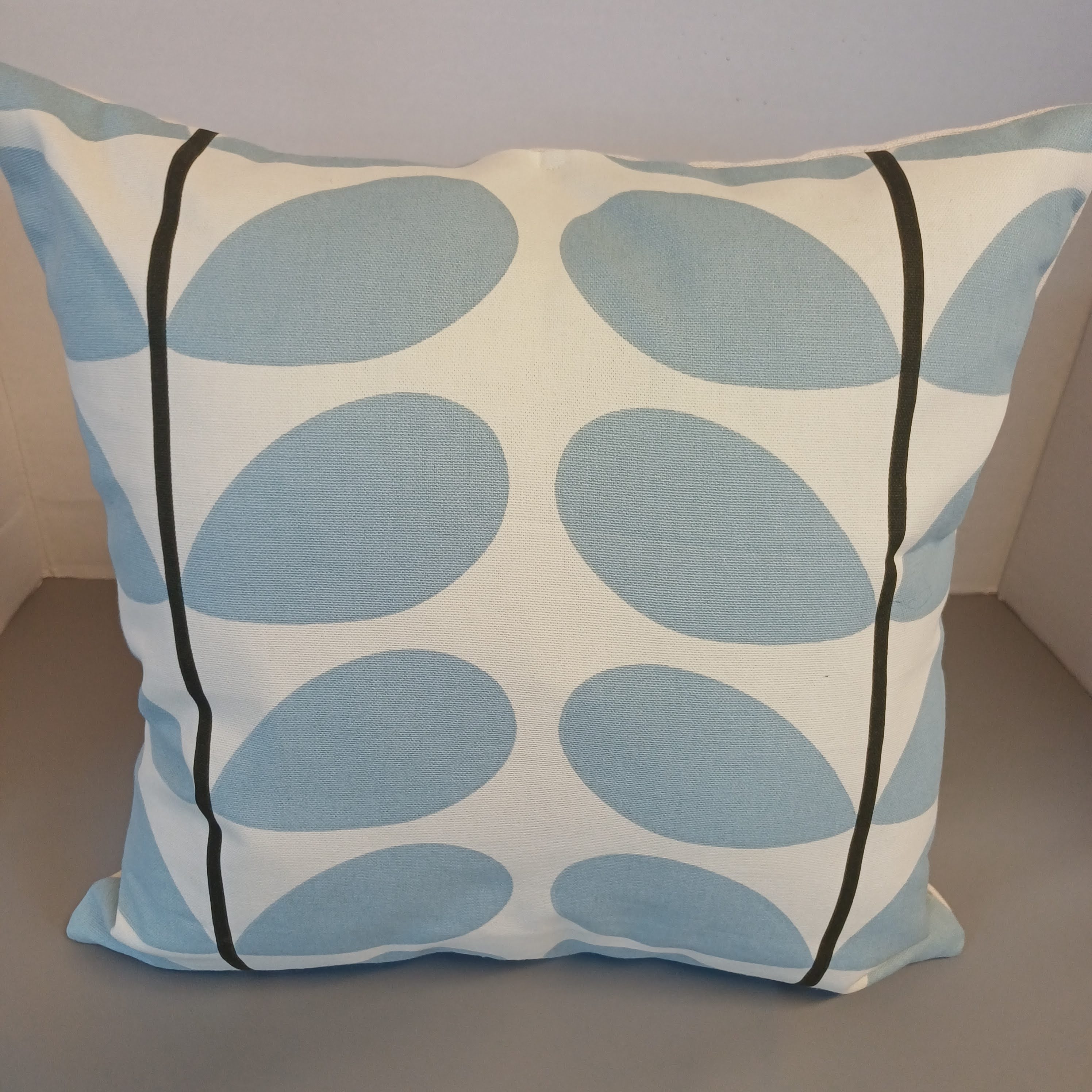 Baby Blue Large Stem Cushion Cover | 40x40cm