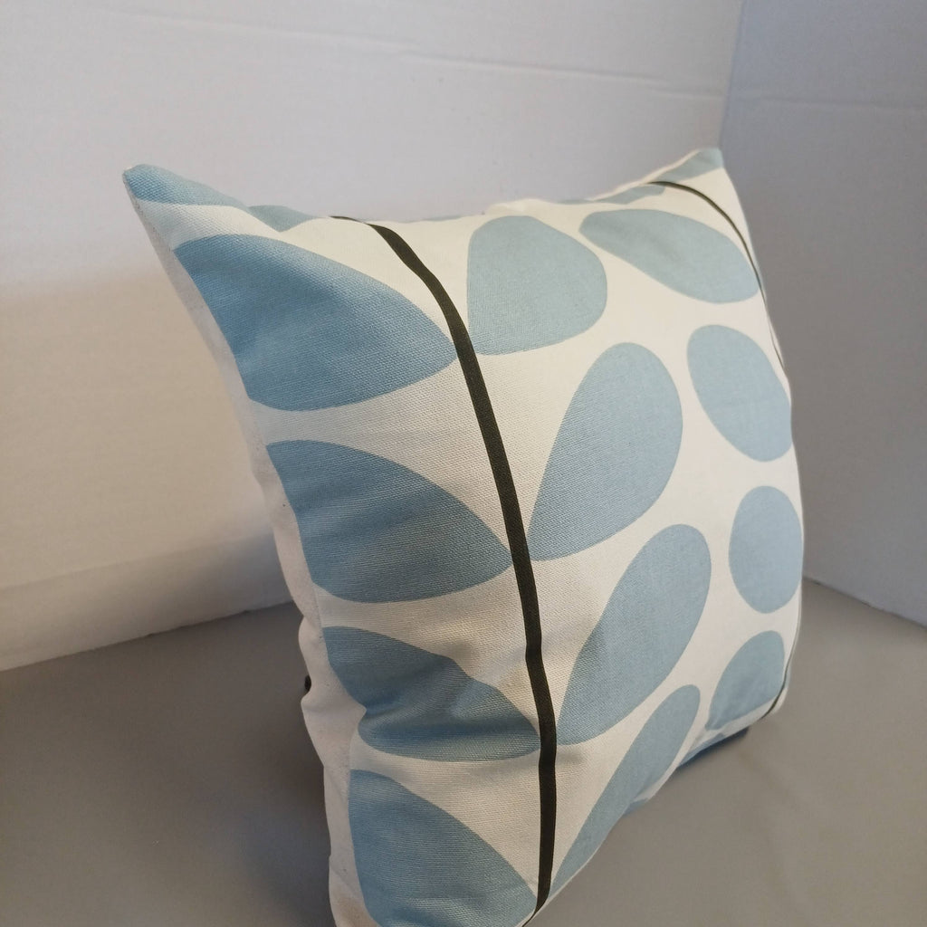 Baby Blue Large Stem Cushion Cover | 40x40cm