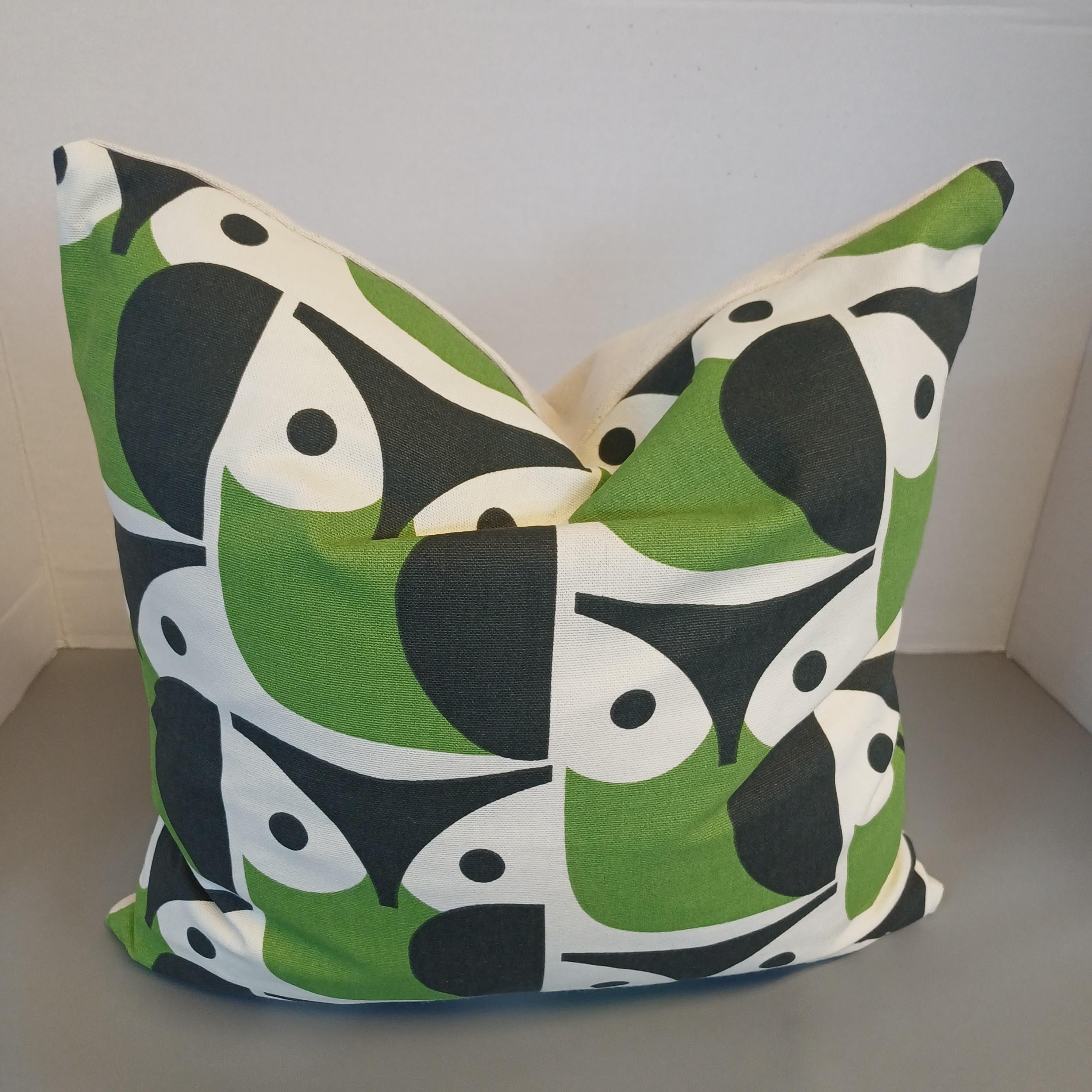 Handmade Orla Kiely designer Owl Print Cushion Cover 40cm x 40cm