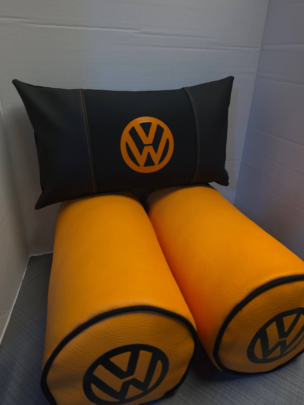Camper Van Bolster Cushion Cover | 8x16 inch | nottsdubz Faux Leather