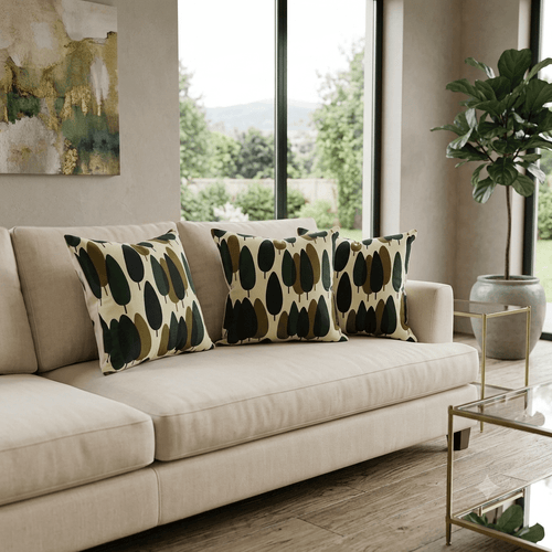 Alpine Forest Orla Kiely Cushion Cover 40x40 - Cushions Galore