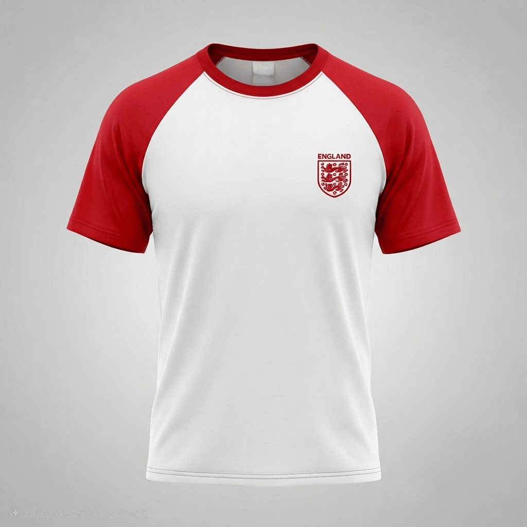 England 3 Lions Logo T-Shirt - Cushions Galore