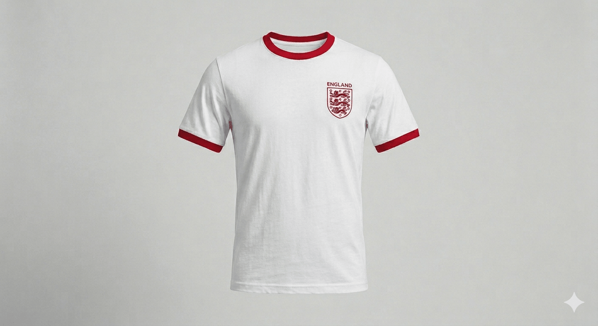 England T-Shirt — 3 Lions Logo - Cushions Galore