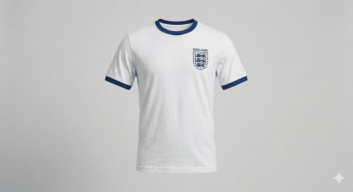 England T-Shirt — 3 Lions Logo - Cushions Galore