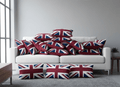 Handmade Union Jack Rectangular Cushion Cover 52cm x 32cm - Cushions Galore