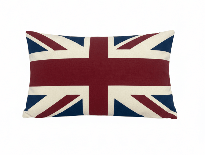 Handmade Union Jack Rectangular Cushion Cover 52cm x 32cm - Cushions Galore