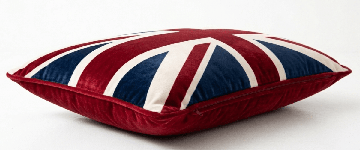 Handmade Union Jack Rectangular Cushion Cover 52cm x 32cm - Cushions Galore
