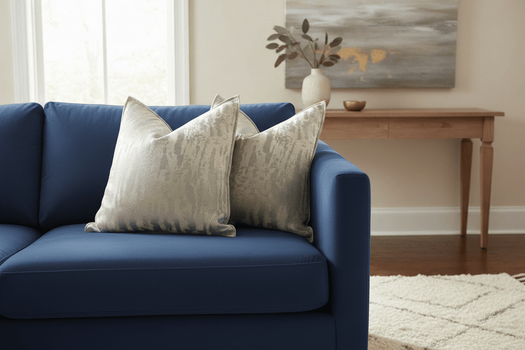 Harlequin Luxury Cushion Covers 40cm x 40cm Grey/Steel New Home Decor Gift Idea - Cushions Galore