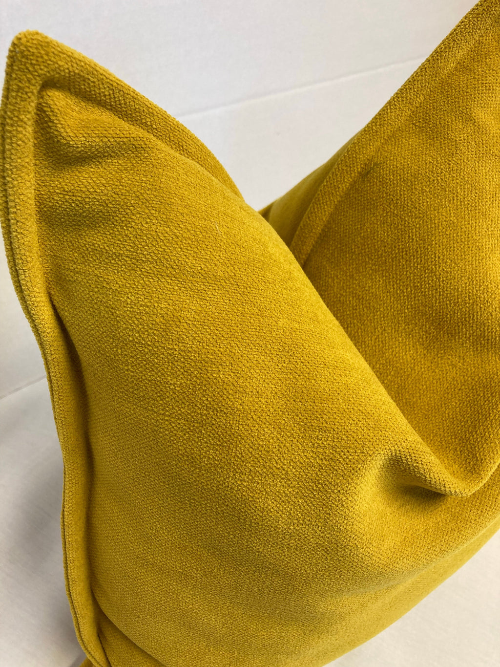 John Lewis Bright Yellow Luxury Velvet Cushion Cover 40x40cm - Cushions Galore
