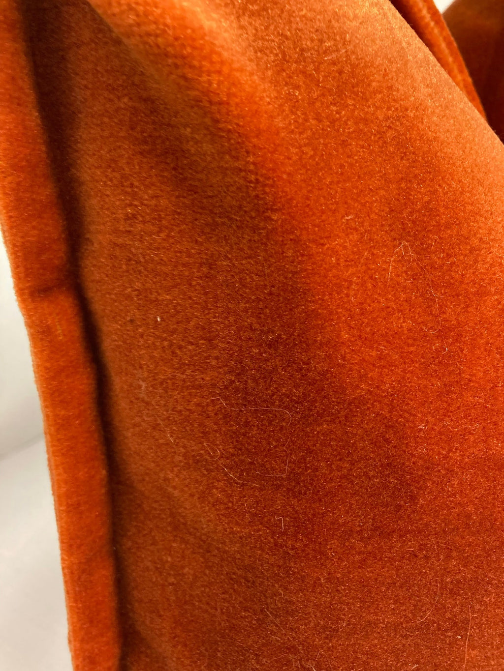 JOHN LEWIS burnt Orange/Tangerine velvet Statement cushion cover 40x40cm/ 45x45cm - Cushions Galore