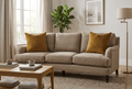 Luxury gold / Ochre Velvet Textured Cushion Cover 40cm x 40cm - Cushions Galore