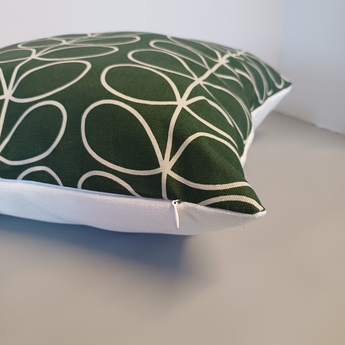 Orla Kiely Green Linier Stem 40cm x 40 cm designer cushion cover - Cushions Galore