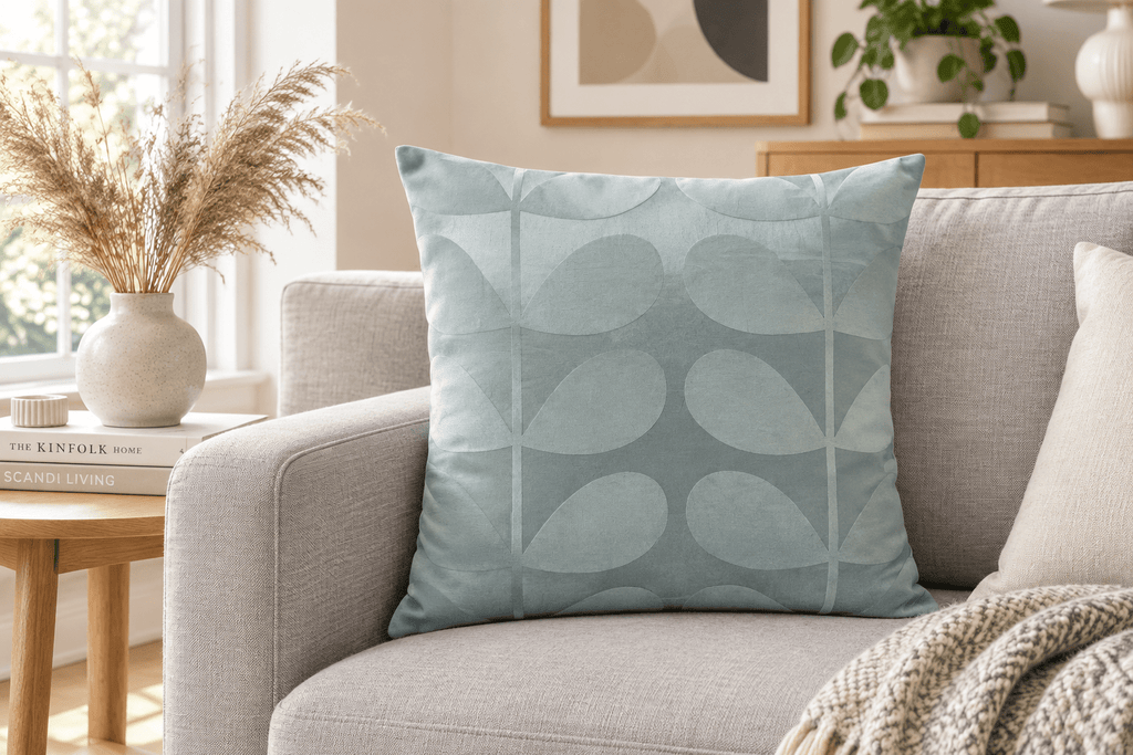 Orla Kiely large Stem classic jacquard 40 cm x 40cm cushion cover - Cushions Galore