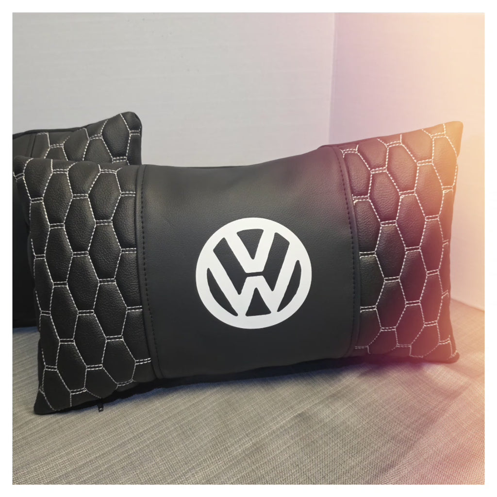 Luxury Black Campervan Cushion Cover with Logo