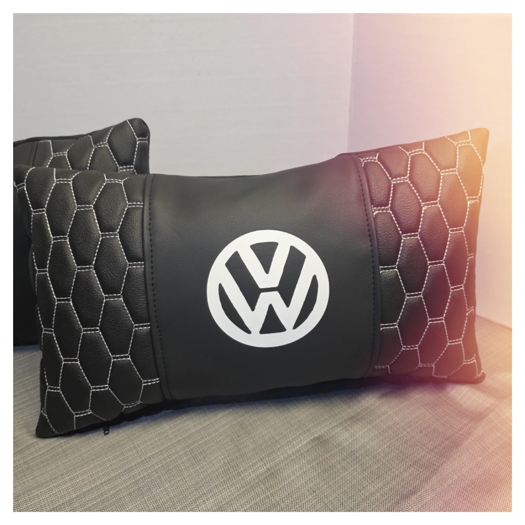 Luxury Black Campervan Cushion Cover with Logo