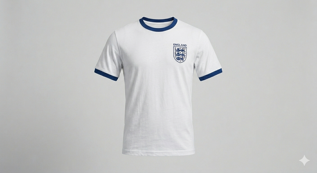 England T-Shirt — 3 Lions Logo