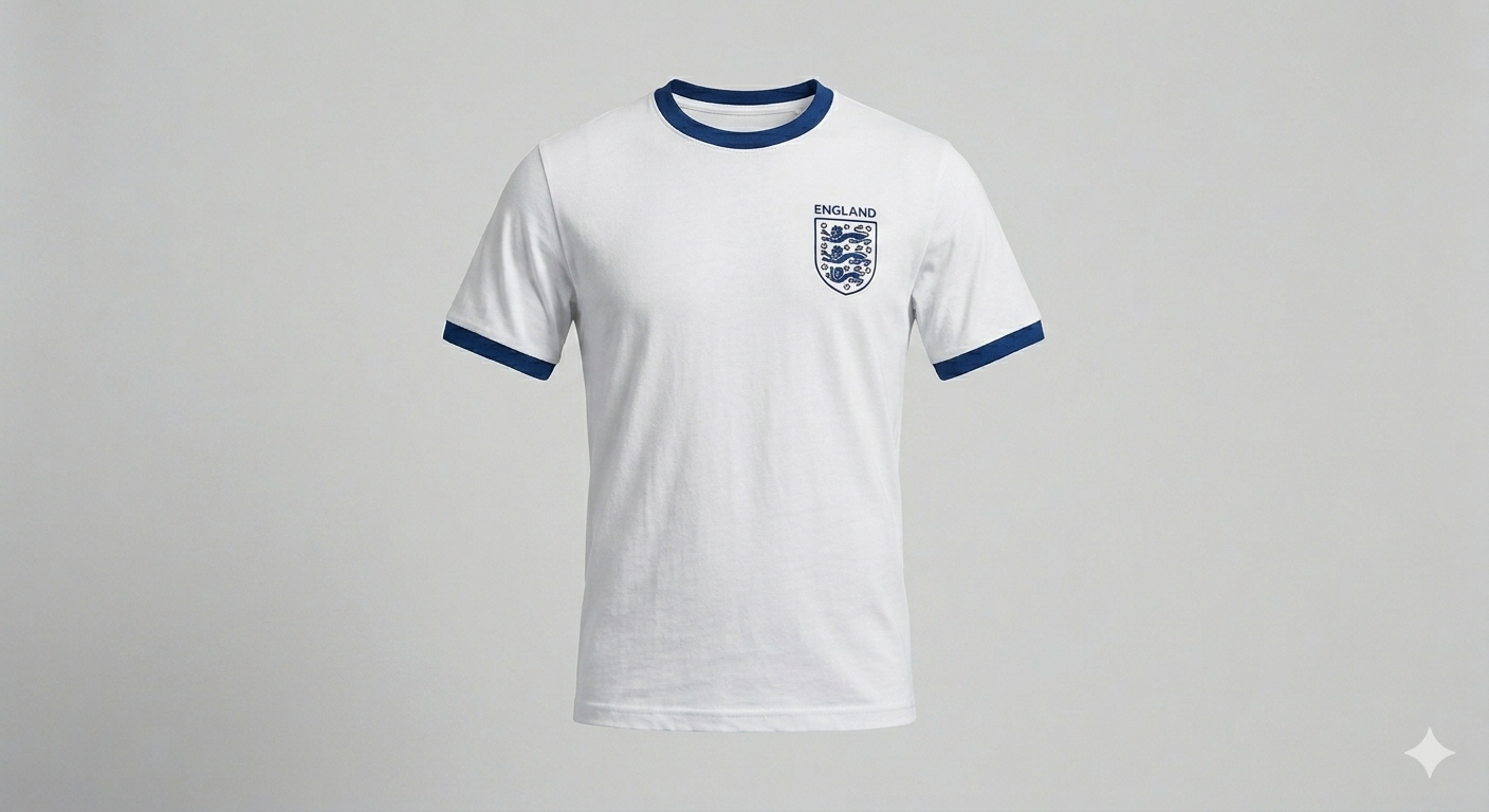 England T-Shirt — 3 Lions Logo
