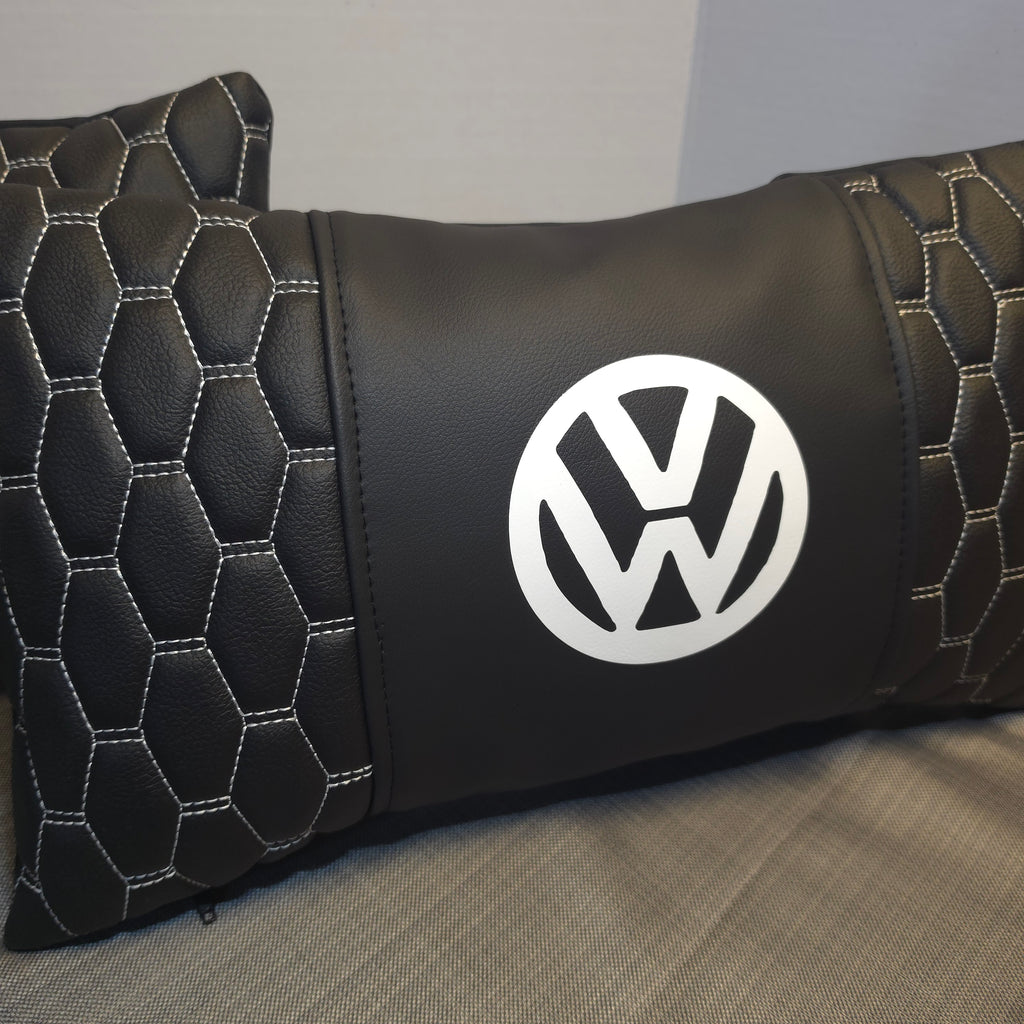 Luxury Black Campervan Cushion Cover with Logo