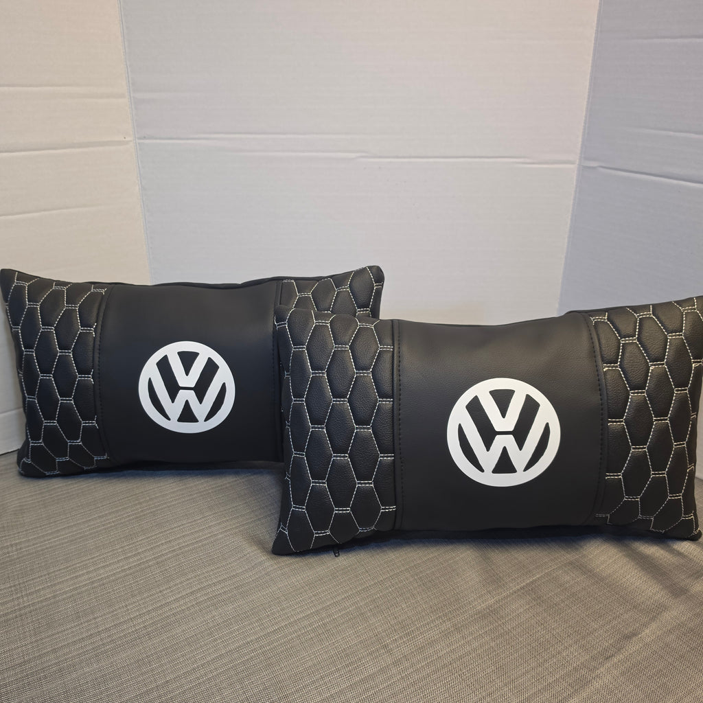Luxury Black Campervan Cushion Cover with Logo