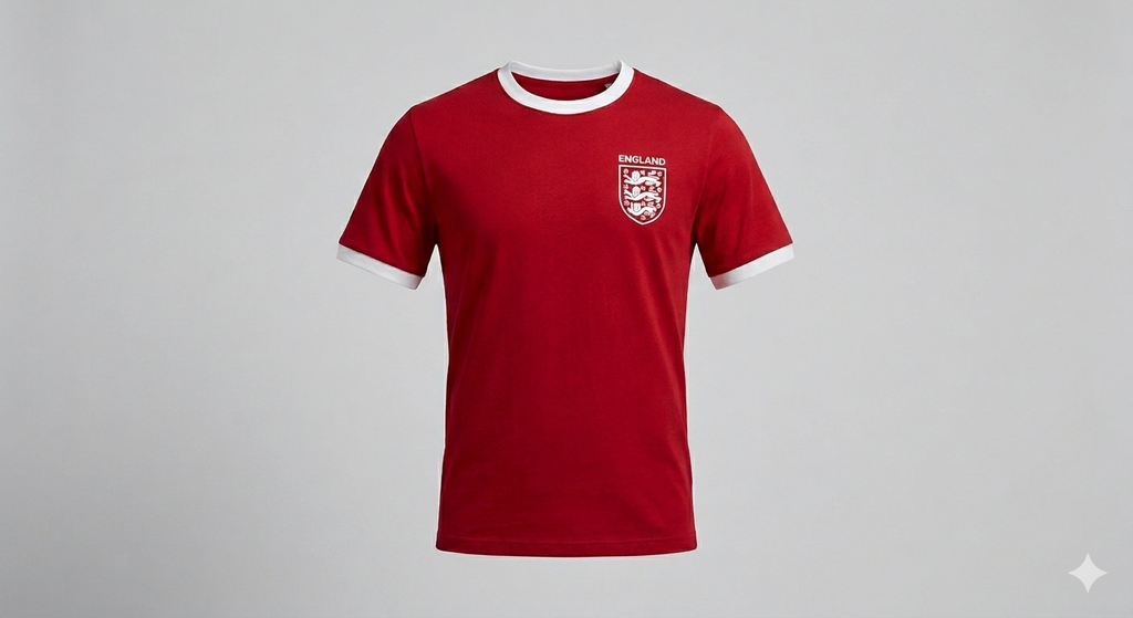 England T-Shirt — 3 Lions Logo