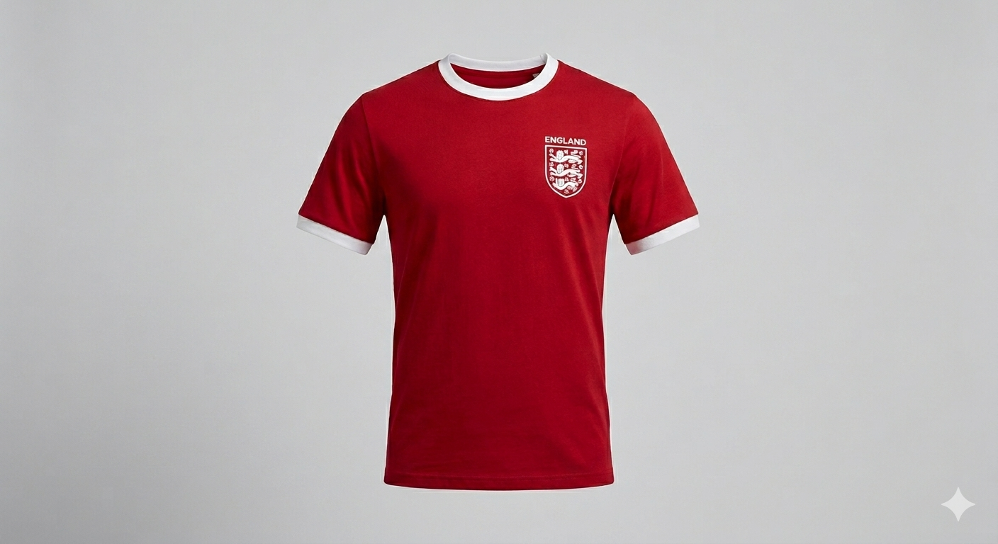 England T-Shirt — 3 Lions Logo