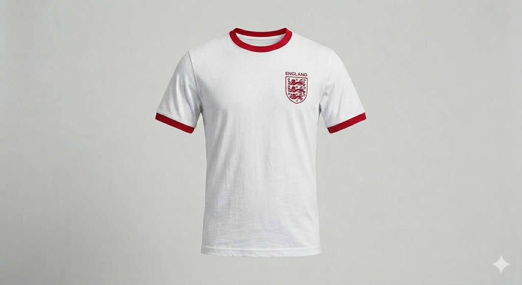 England T-Shirt — 3 Lions Logo
