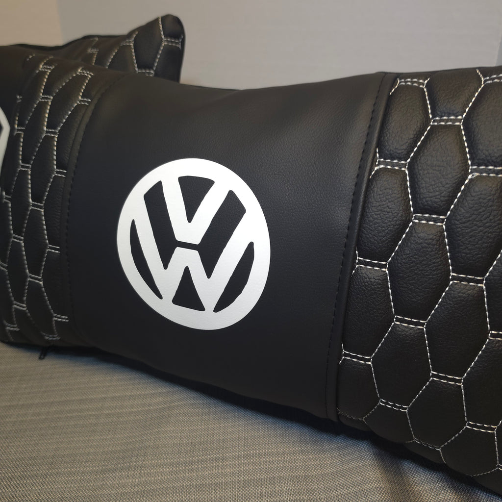 Luxury Black Campervan Cushion Cover with Logo