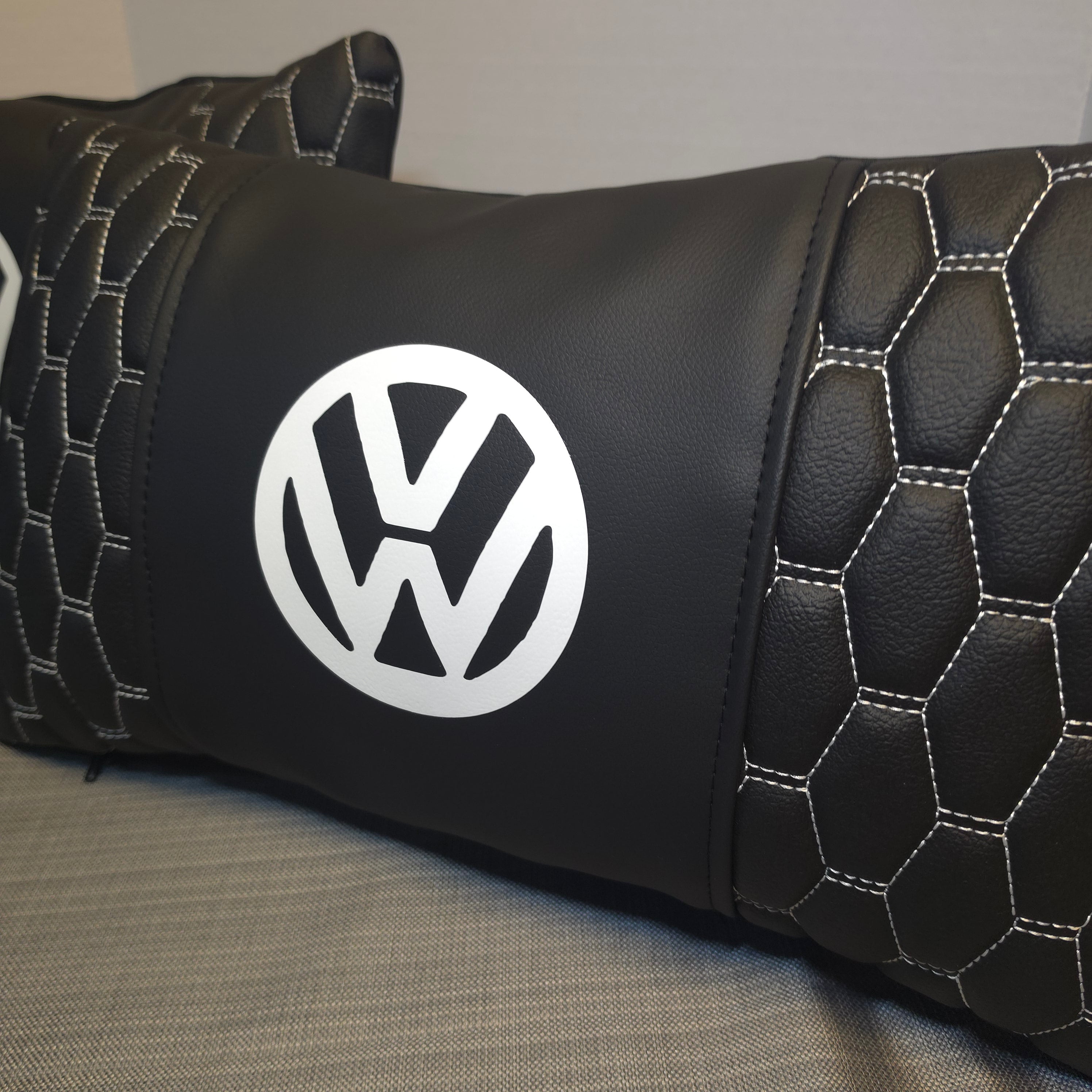Luxury Black Campervan Cushion Cover with Logo